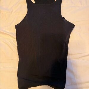 Women's Black Sleeveless Top